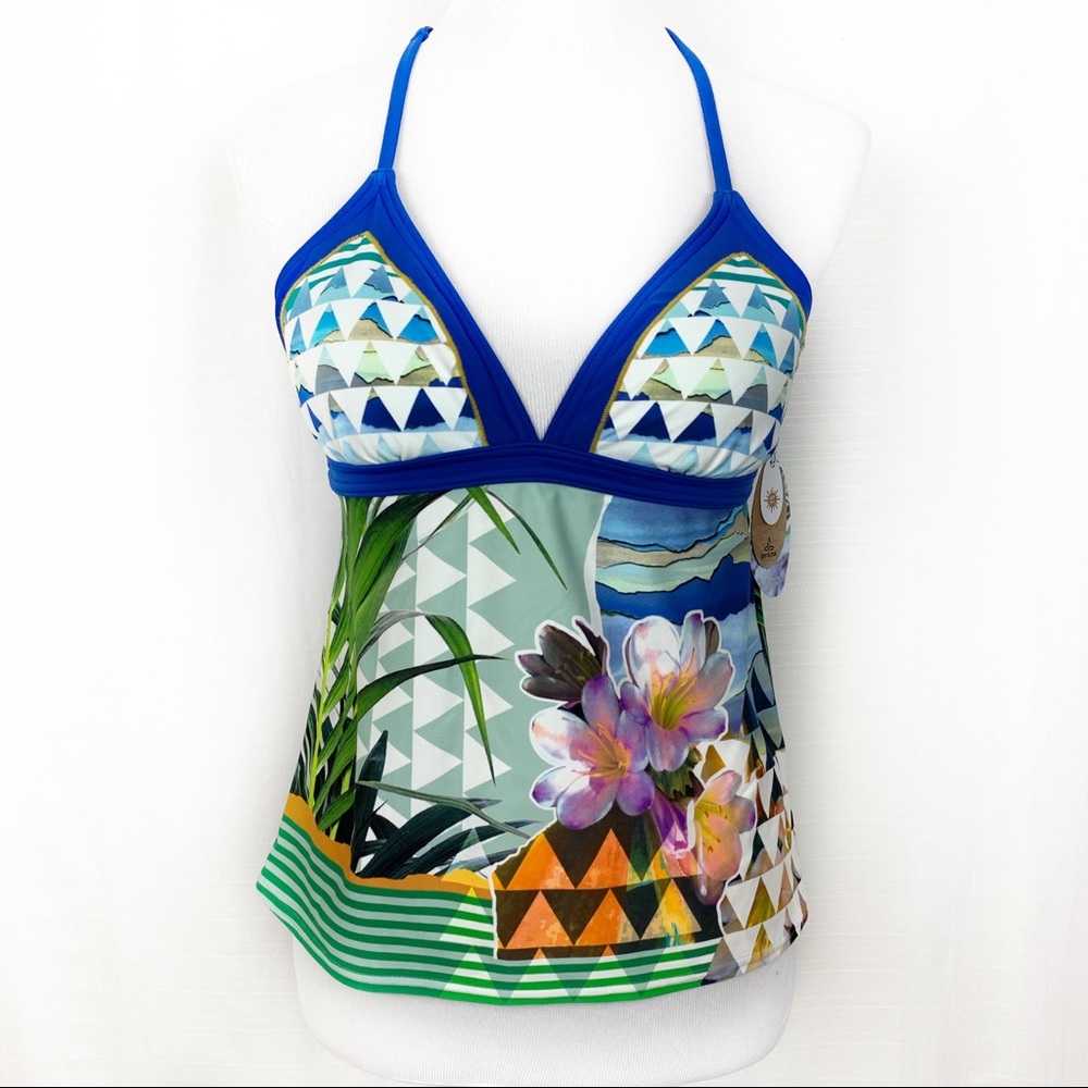 Prana Alexa Paradise Racerback Tankini NWT